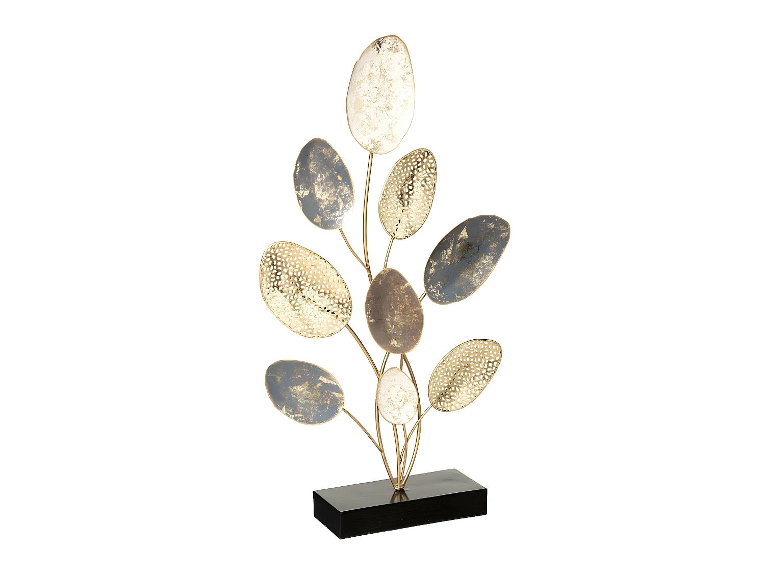 Décoration à Poser "Objet Feuille" 53cm Multicolore