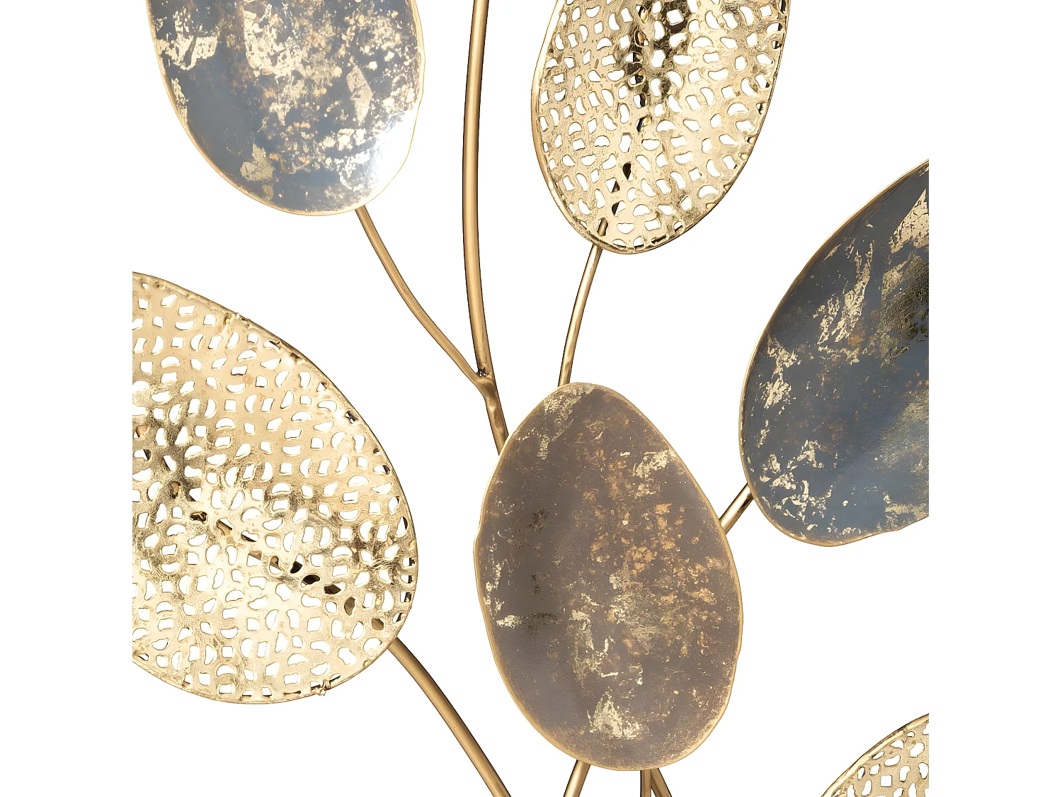 Décoration à Poser "Objet Feuille" 53cm Multicolore