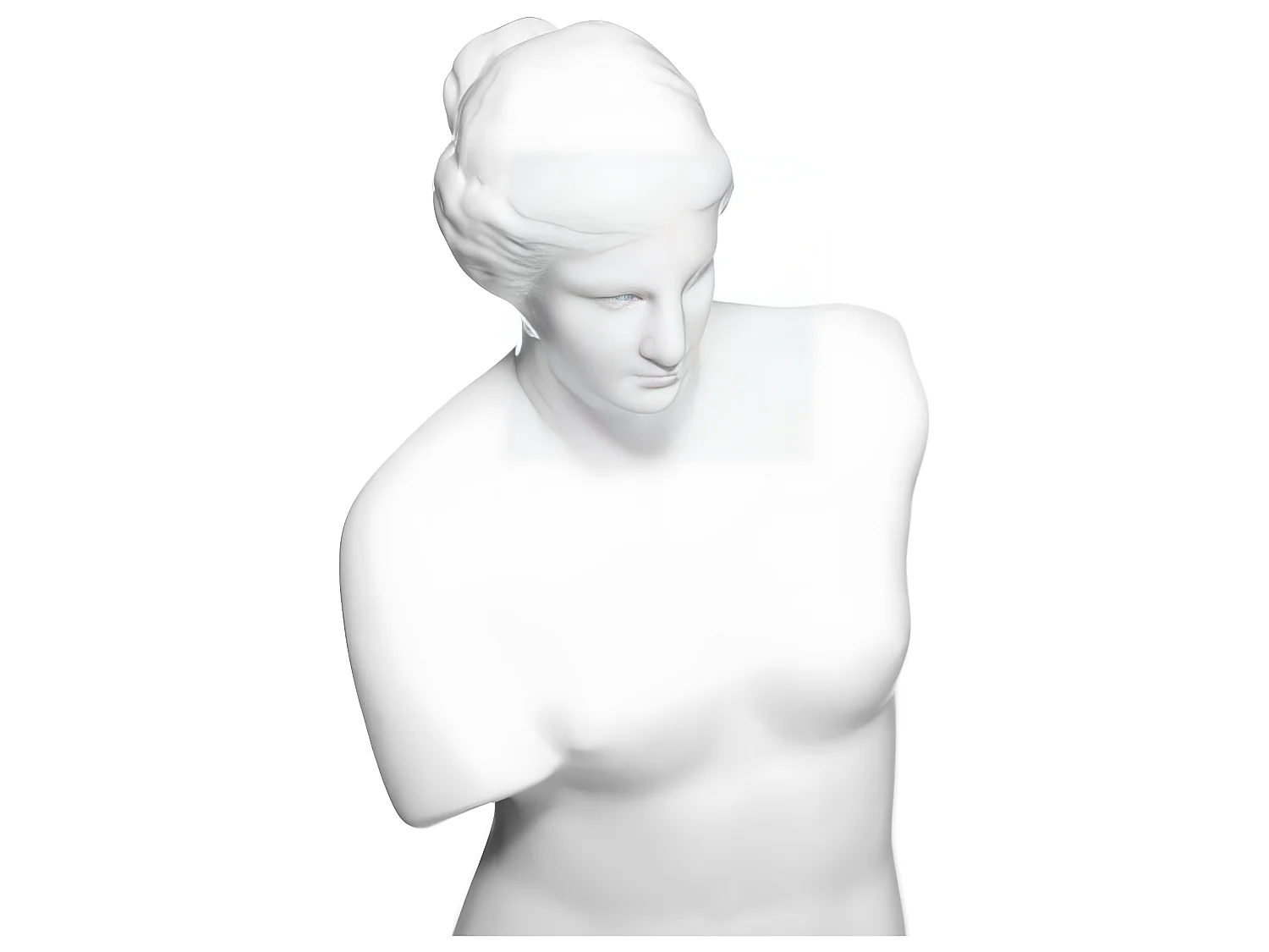 Statuette Déco "Vénus de Milo" 39cm Blanc