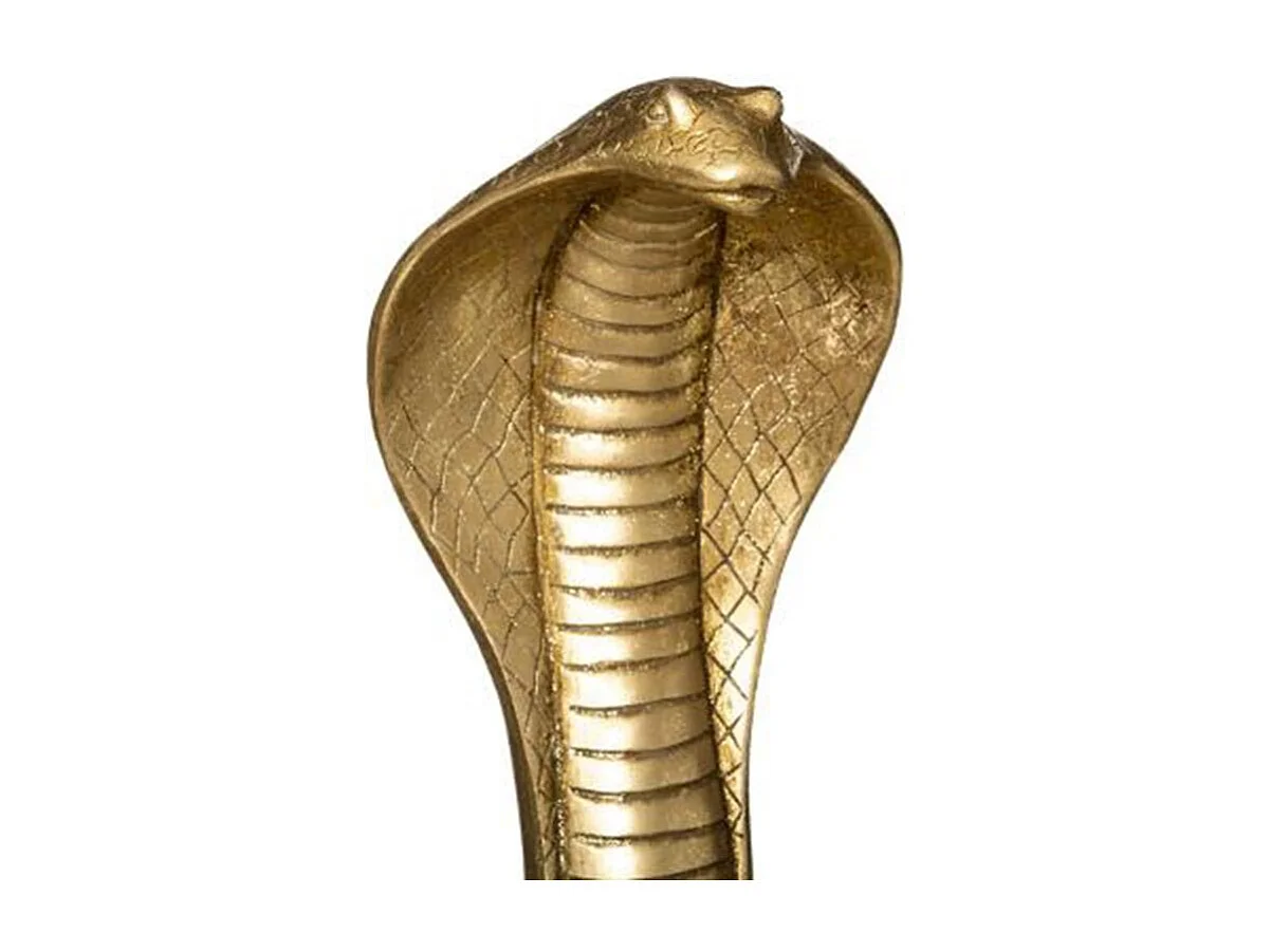 Statue Déco "Cobra" 36cm Or