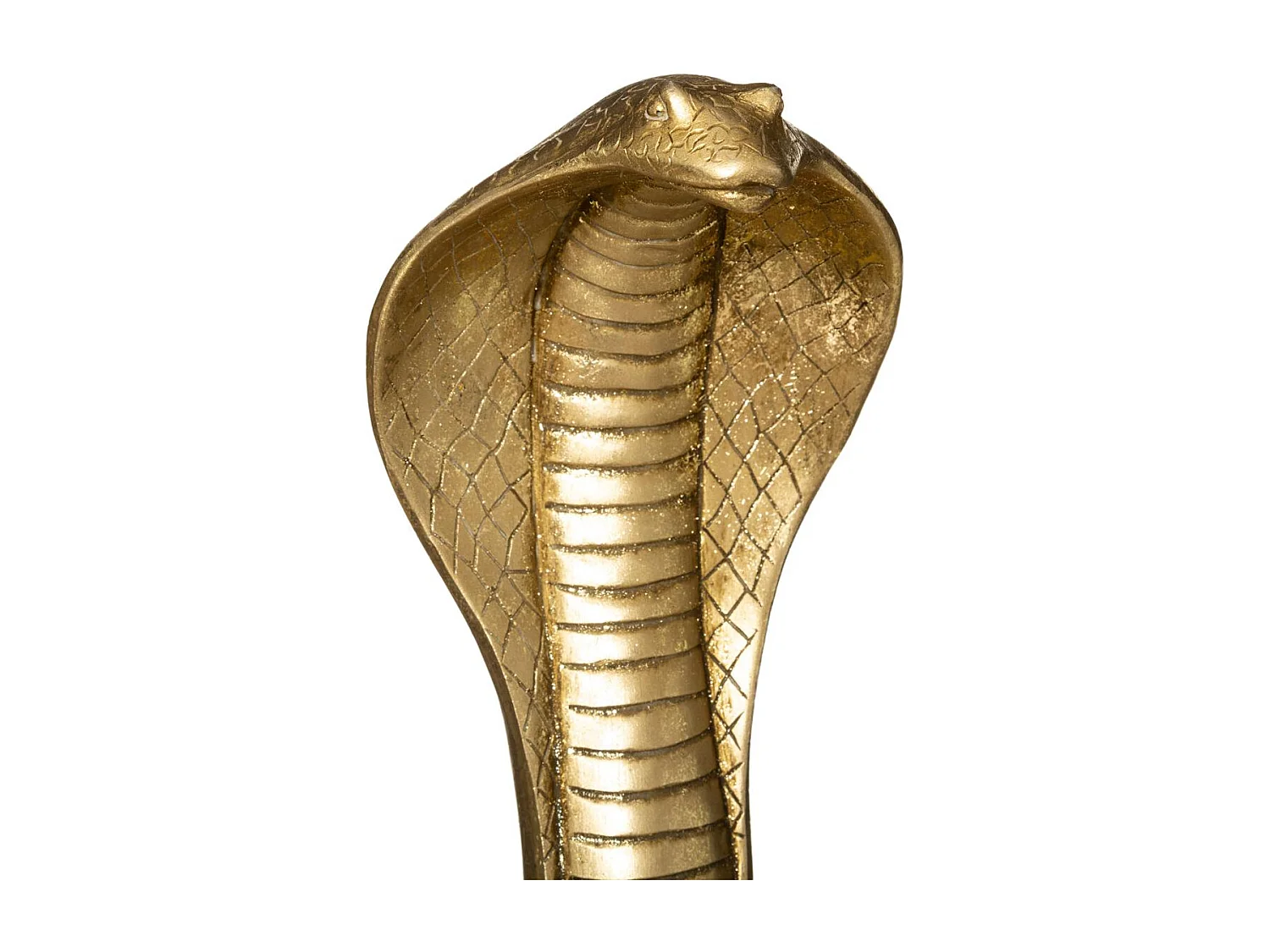 Statue Déco "Cobra" 36cm Or