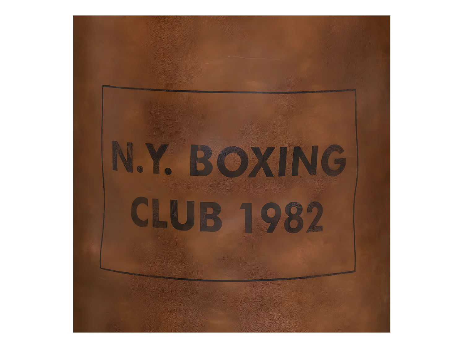 Sac de Boxe en Cuir Déco "Loft" 100cm Marron