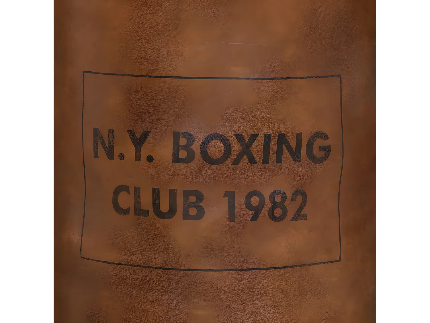 Sac de Boxe en Cuir Déco "Loft" 100cm Marron