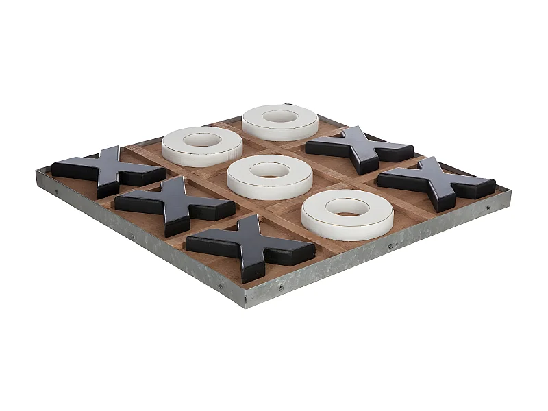 Jeu de Société en Bois "Morpion" 35cm Naturel