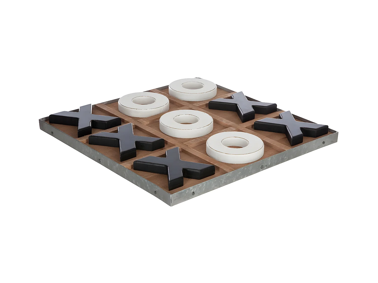 Jeu de Société en Bois "Morpion" 35cm Naturel