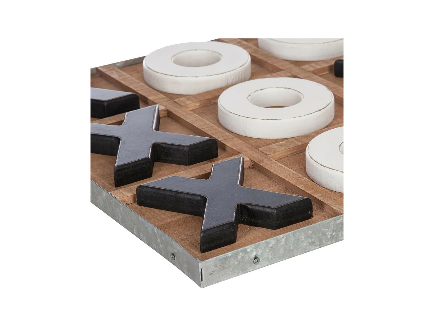 Jeu de Société en Bois "Morpion" 35cm Naturel