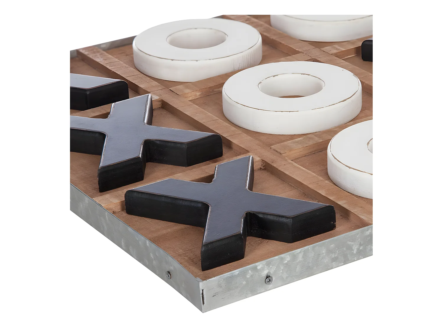 Jeu de Société en Bois "Morpion" 35cm Naturel