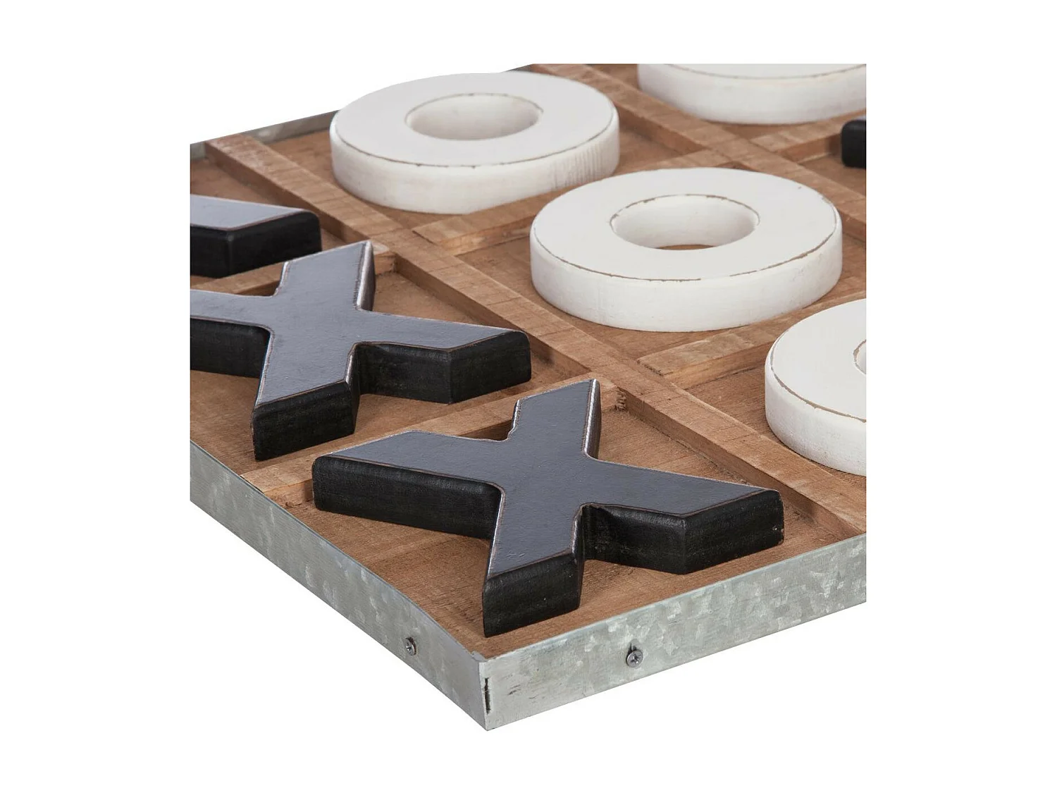 Jeu de Société en Bois "Morpion" 35cm Naturel