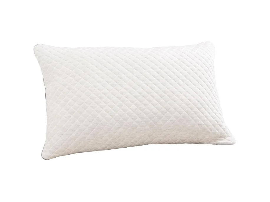 Ensemble Matelas mousse ECO - 90x190 - 1 Oreiller mémoire 50x70 - Sommier kit couleur chêne