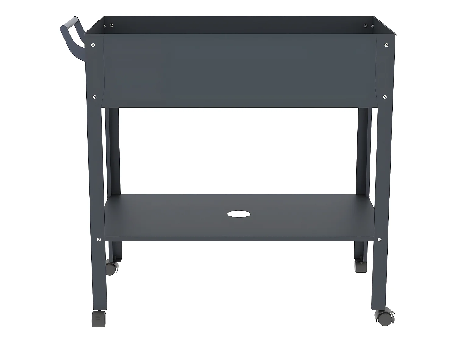 Table de rempotage "Hibiscus" - 82 x 43 x 83 cm - Anthracite