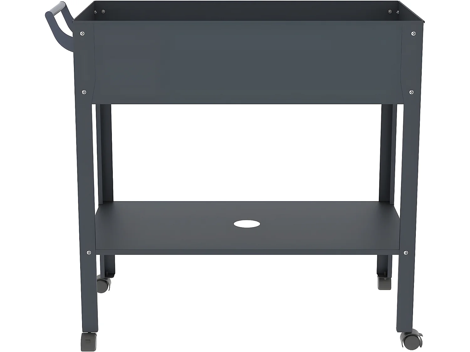 Table de rempotage "Hibiscus" - 82 x 43 x 83 cm - Anthracite