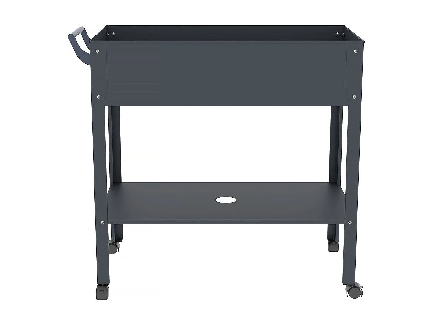 Table de rempotage "Hibiscus" - 82 x 43 x 83 cm - Anthracite