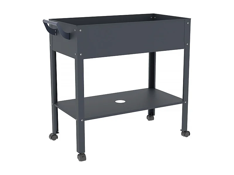 Pflanztisch "Hibiscus" - 82 x 43 x 83 cm - Anthrazit