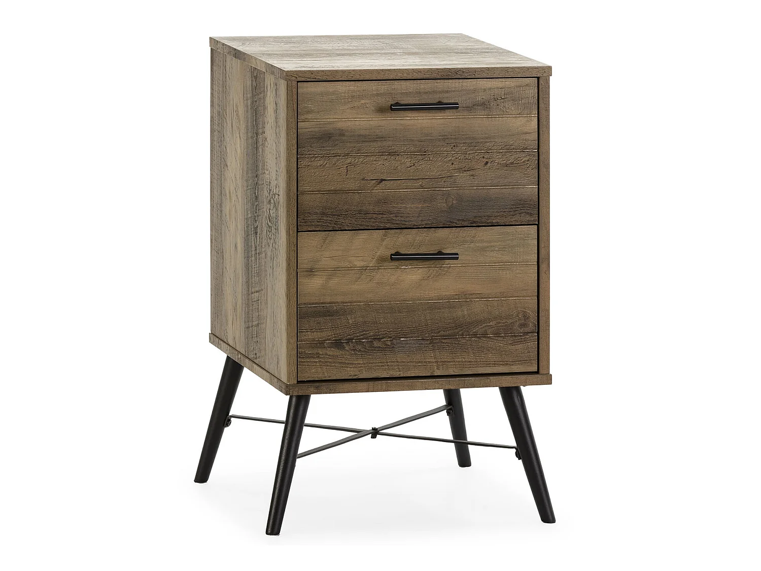 Nachttisch Clavel 2 Schubladen Rustic