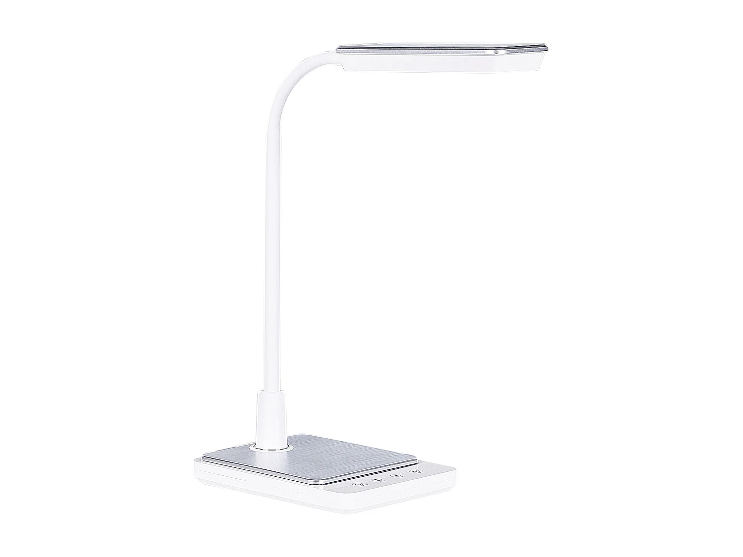 Lampada da scrivania a LED CENTAURUS con dimmer Metallo Bianco