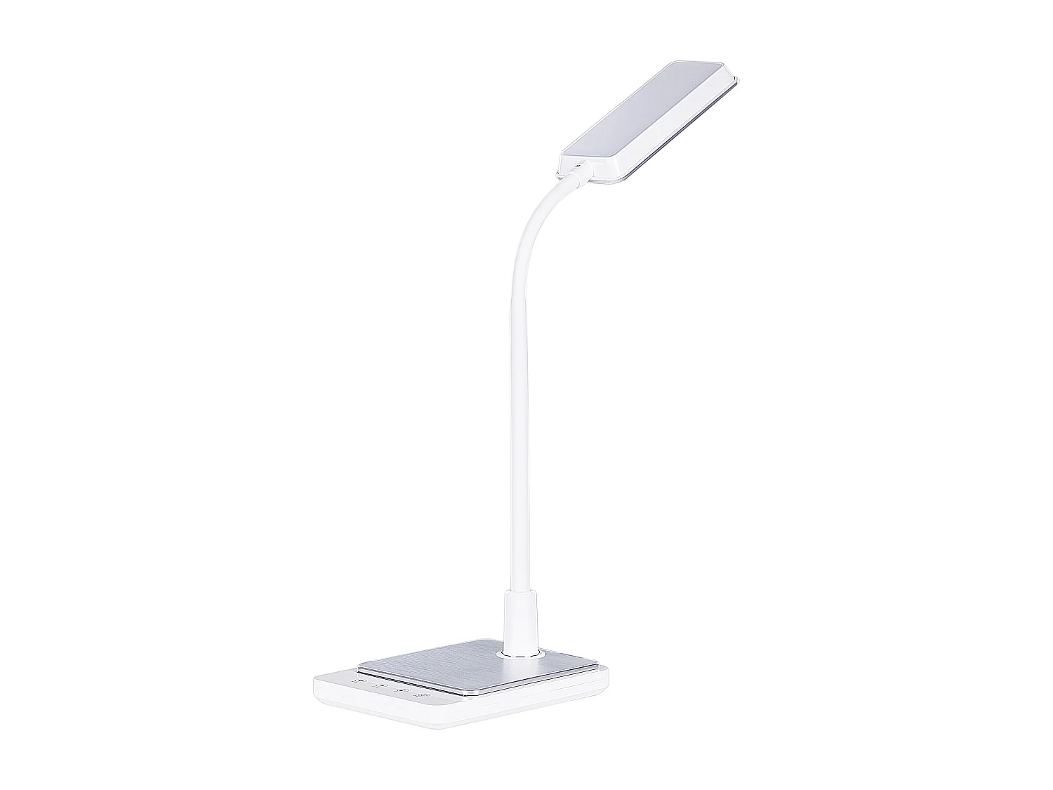 Lampada da scrivania a LED CENTAURUS con dimmer Metallo Bianco