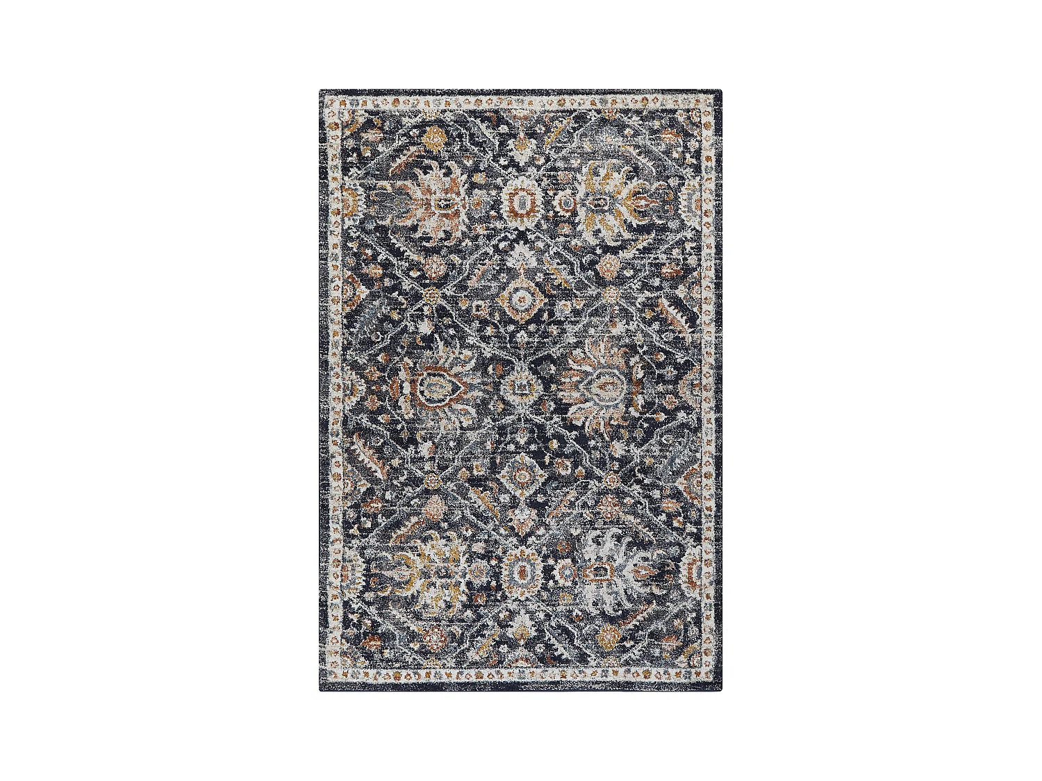 Tapete azul e creme 160 x 230 cm MALISHKA