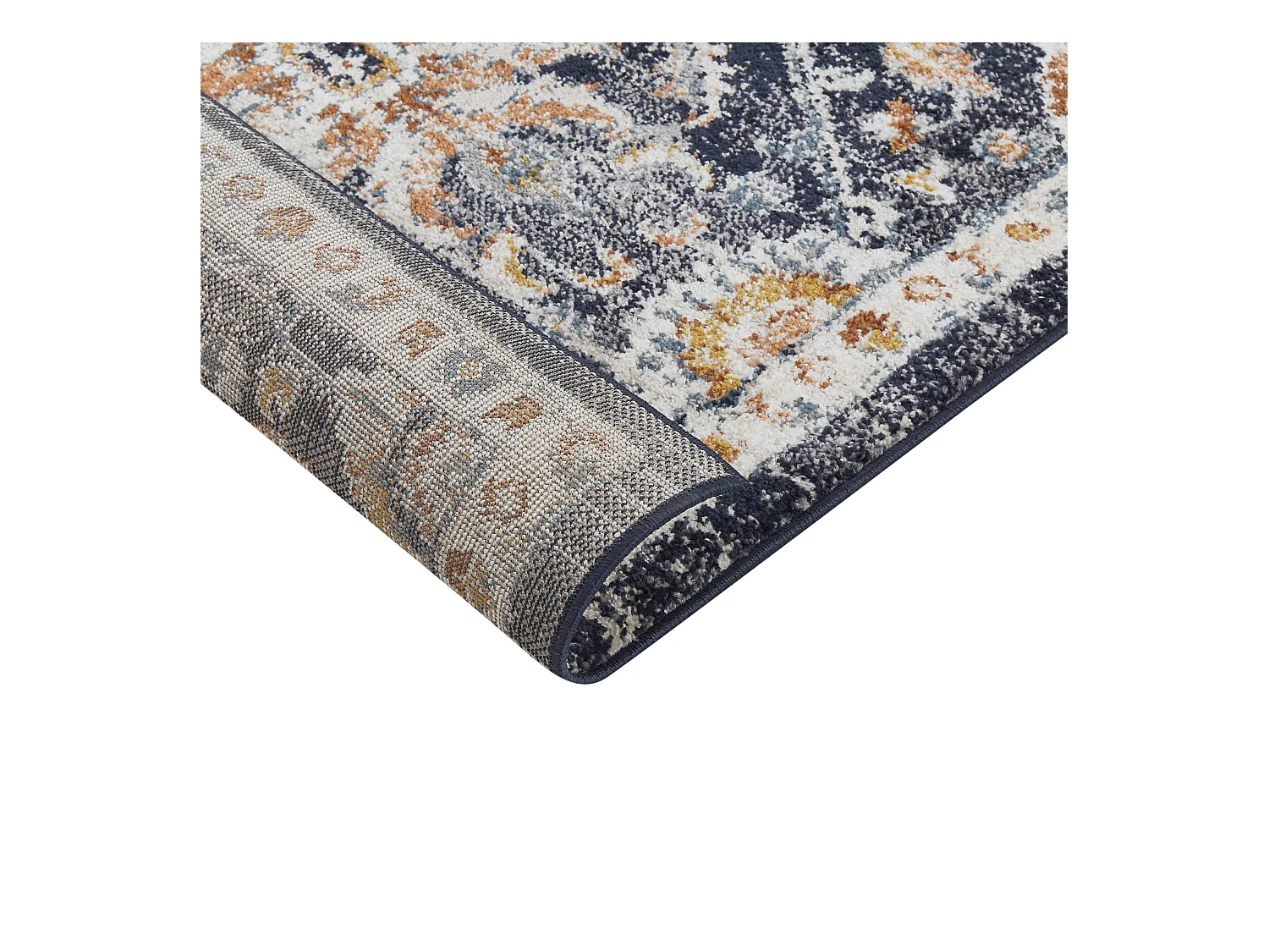 Tapete azul e creme 160 x 230 cm MALISHKA