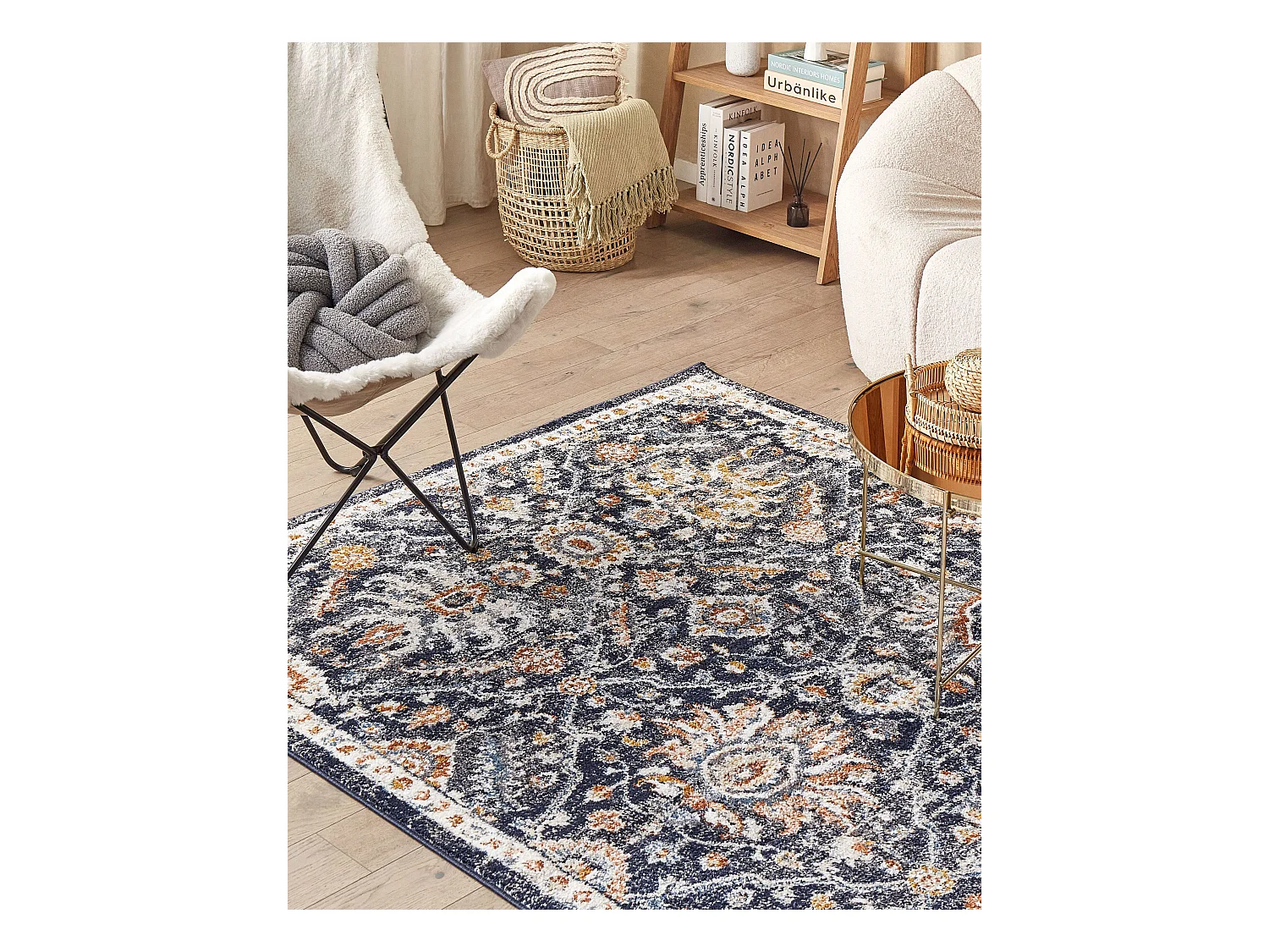 Tapis MALISHKA Bleu 160 x 230 cm