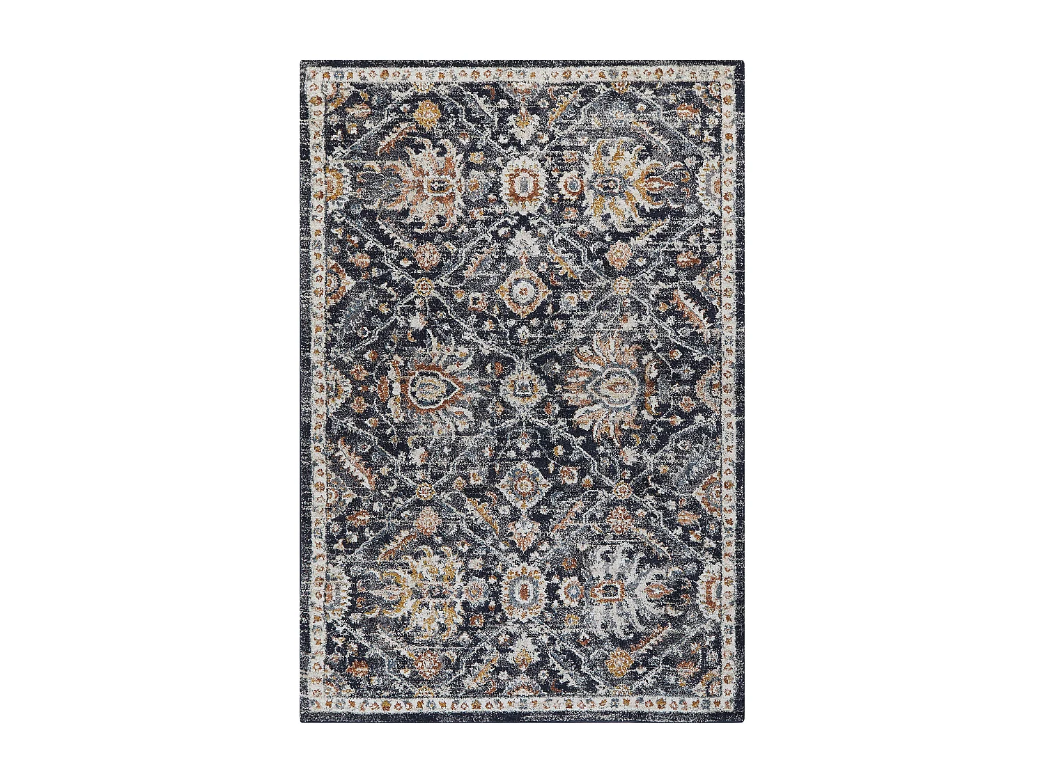 Vloerkleed polypropyleen blauw/beige 160 x 230 cm MALISHKA