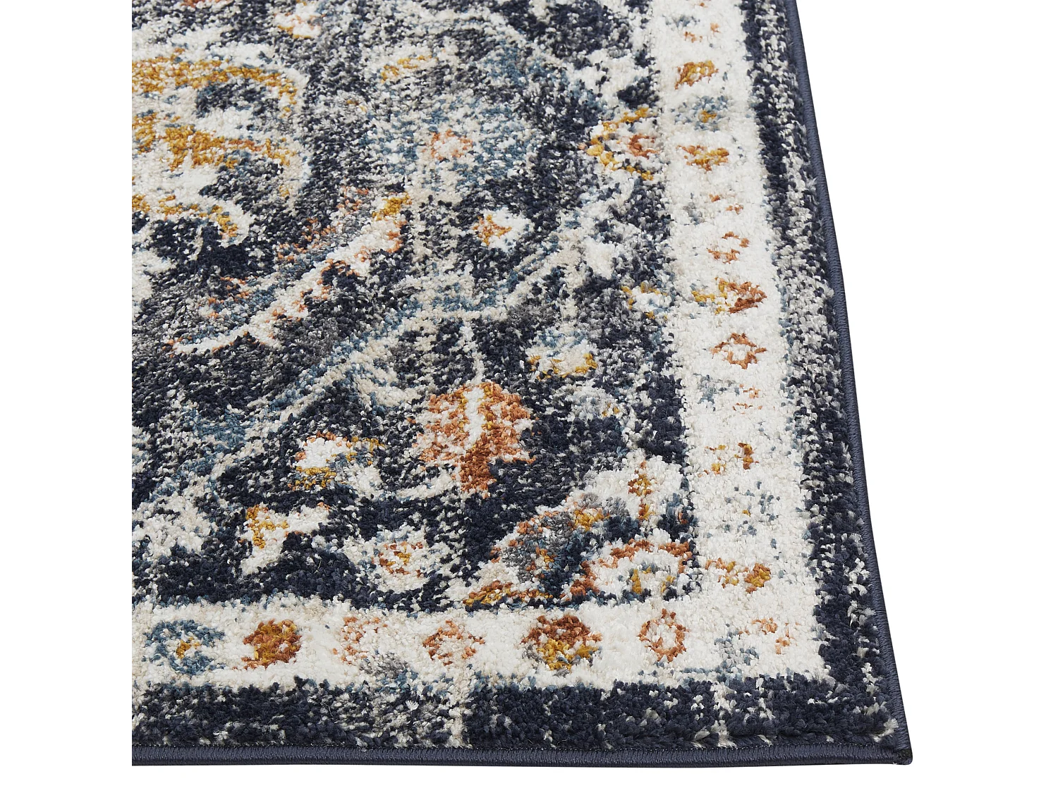 Vloerkleed polypropyleen blauw/beige 160 x 230 cm MALISHKA
