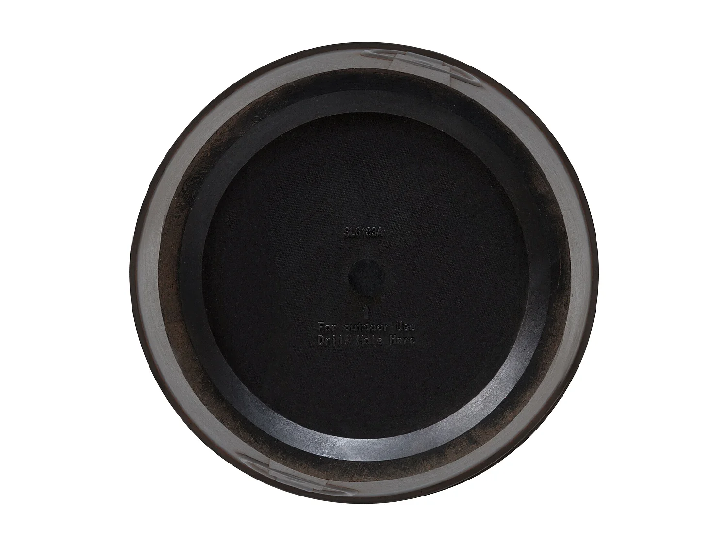 Zestaw 2 doniczek VARI Kamień 45 cm Brązowy