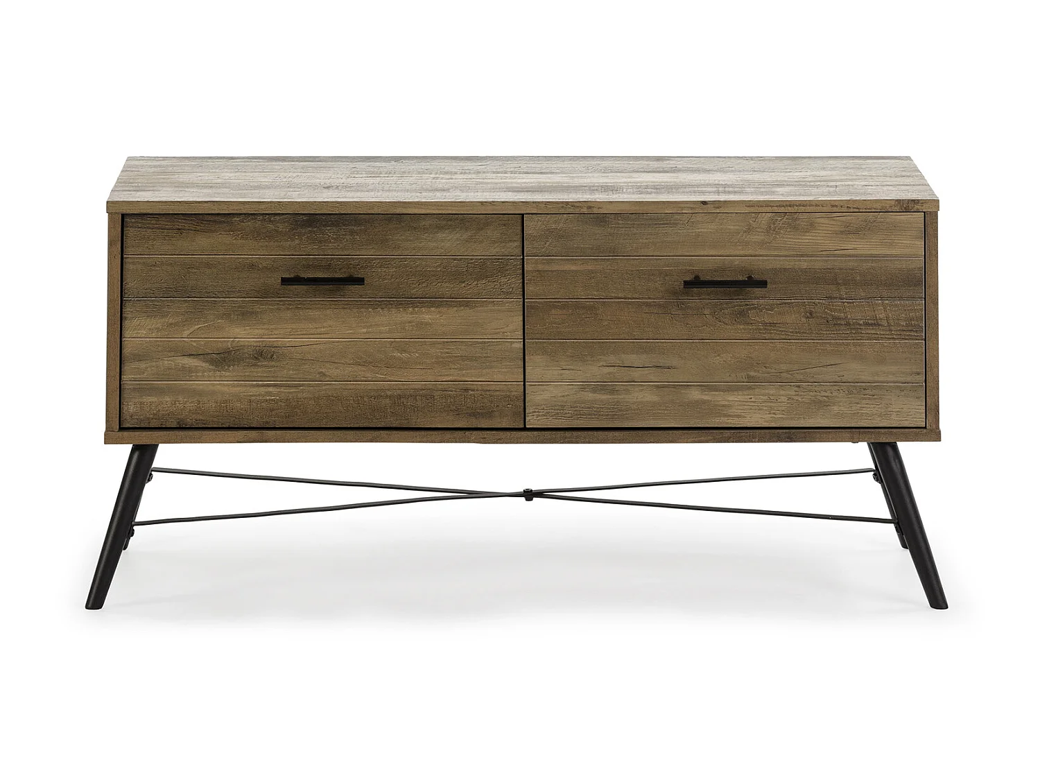 Mobile TV Clavel 2 cassetti Colore Rustico