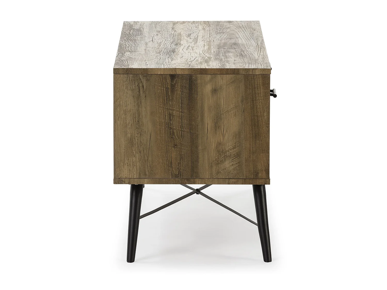 Mobile TV Clavel 2 cassetti Colore Rustico