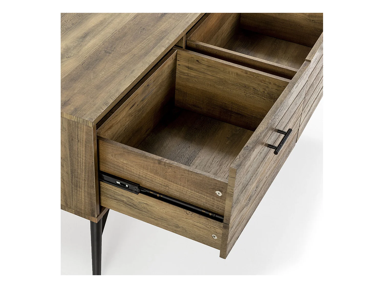 Mobile TV Clavel 2 cassetti Colore Rustico