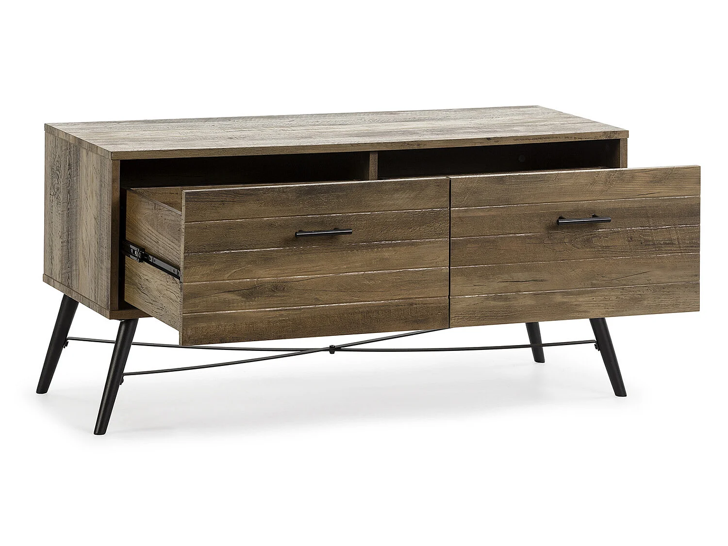 Mueble TV Clavel 2 cajones Color Rustic
