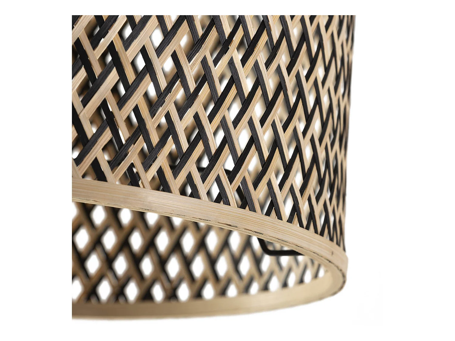 Lampada da terra Hanae in bambù, altezza 158 cm