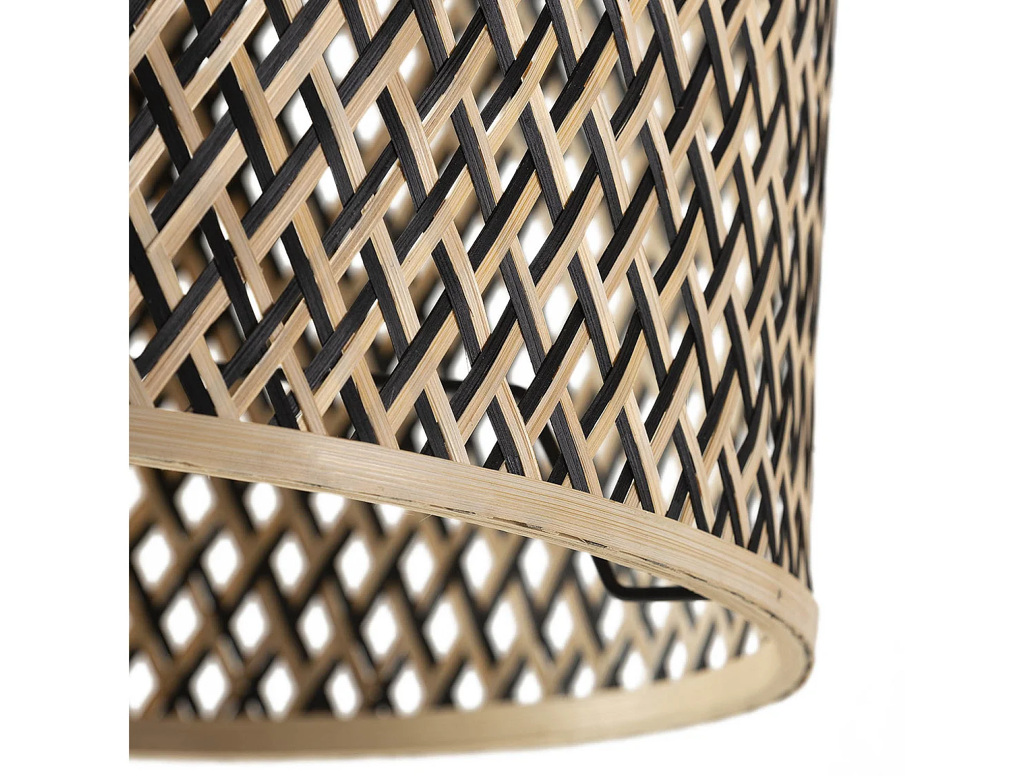 Lampadaire Hanae en bambou, hauteur 158 cm