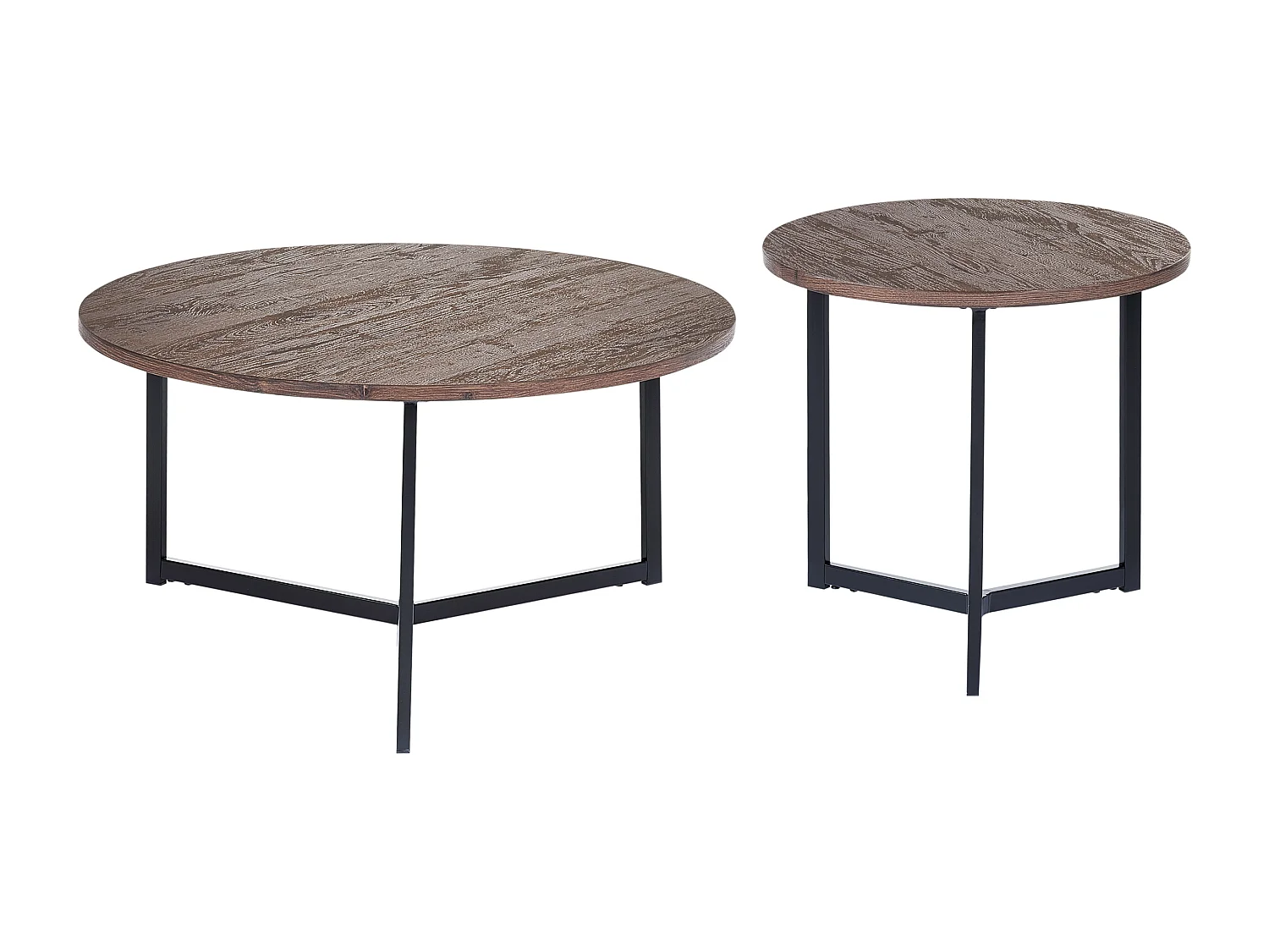 Ensemble de tables TIPPO Set de 2 Bois foncé