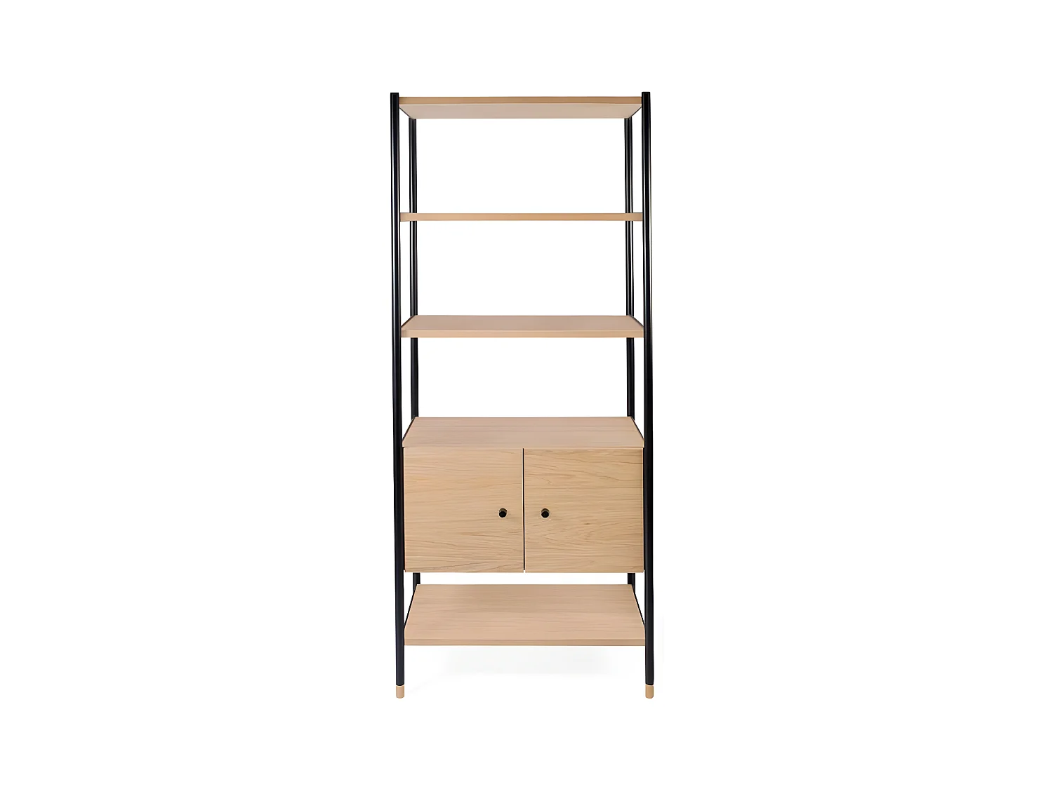 Bibliothèque Design en Bois "Jugend" 180cm Naturel