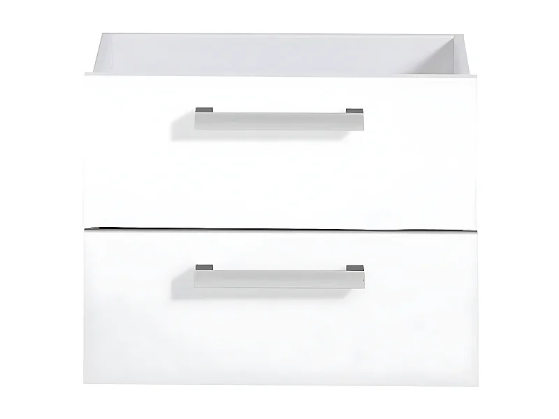 Assemblage 2 Tiroirs pour Étagère "Kazed" 42cm Blanc