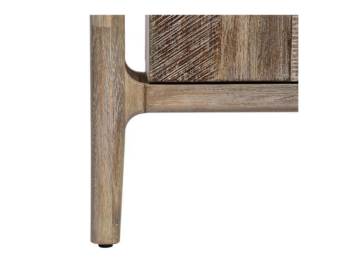 Étagère Bibliothèque 4 Niveaux "Banila" 180cm Naturel