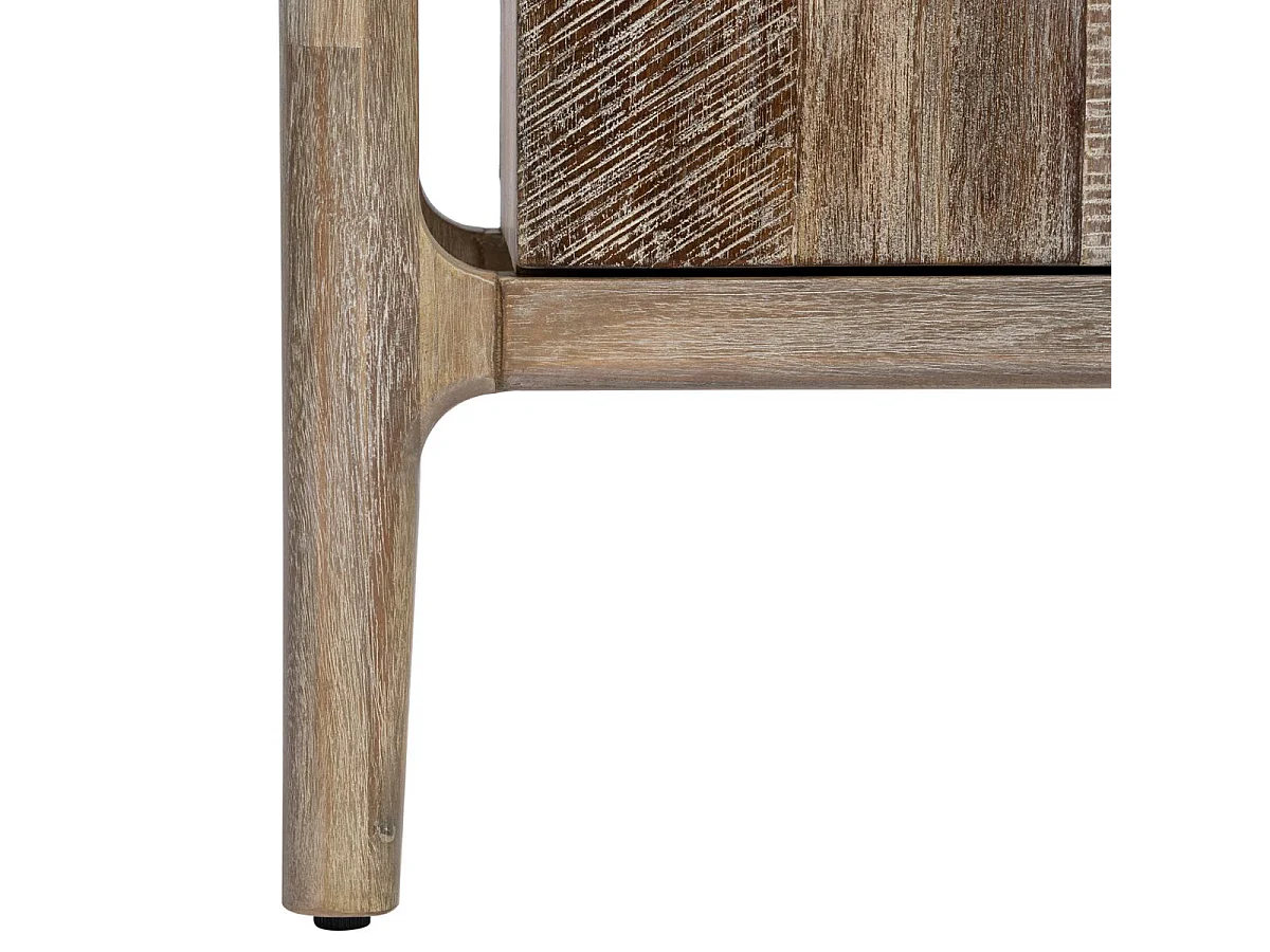 Étagère Bibliothèque 4 Niveaux "Banila" 180cm Naturel