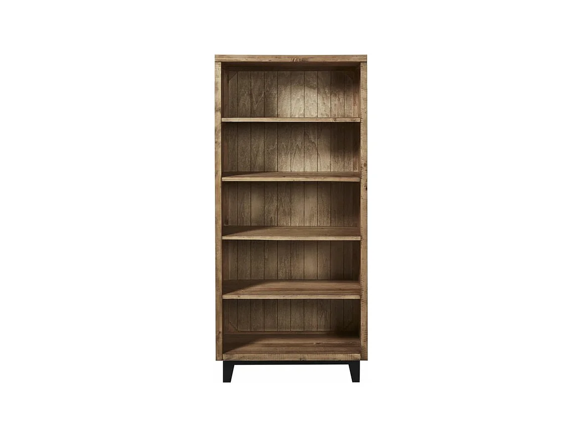 Bibliothèque 4 Niveaux "Favola" 170cm Marron