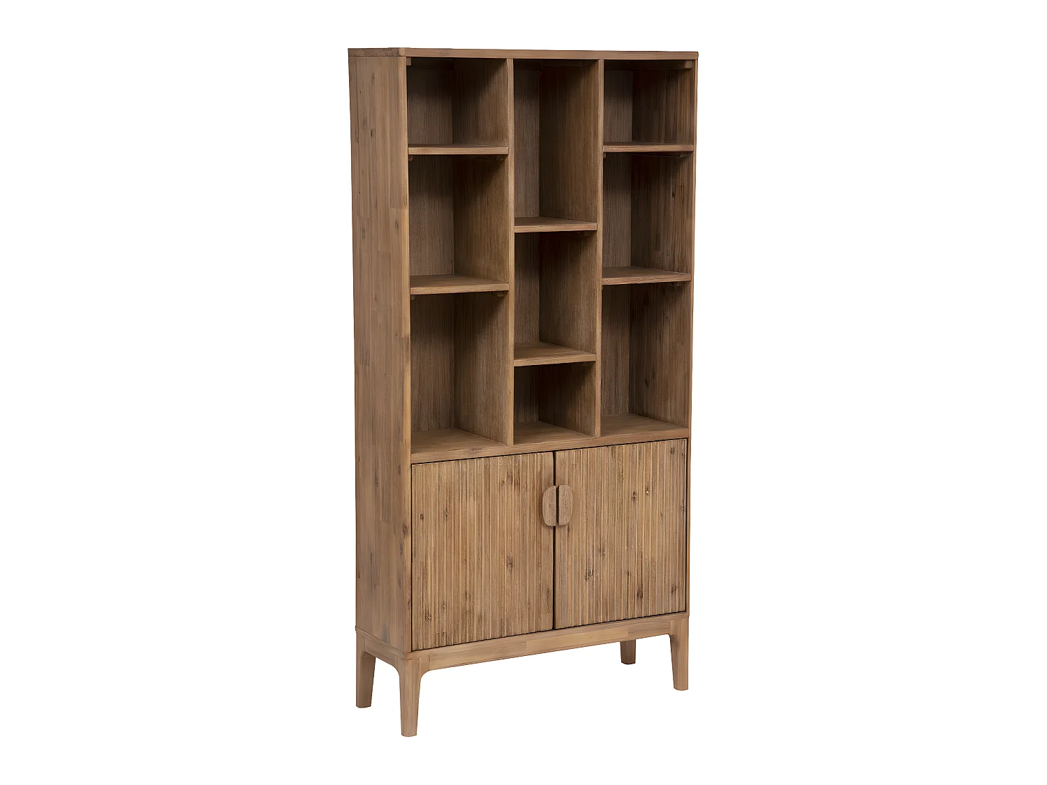 Bibliothèque 2 Portes Design "Sabor" 190cm Beige