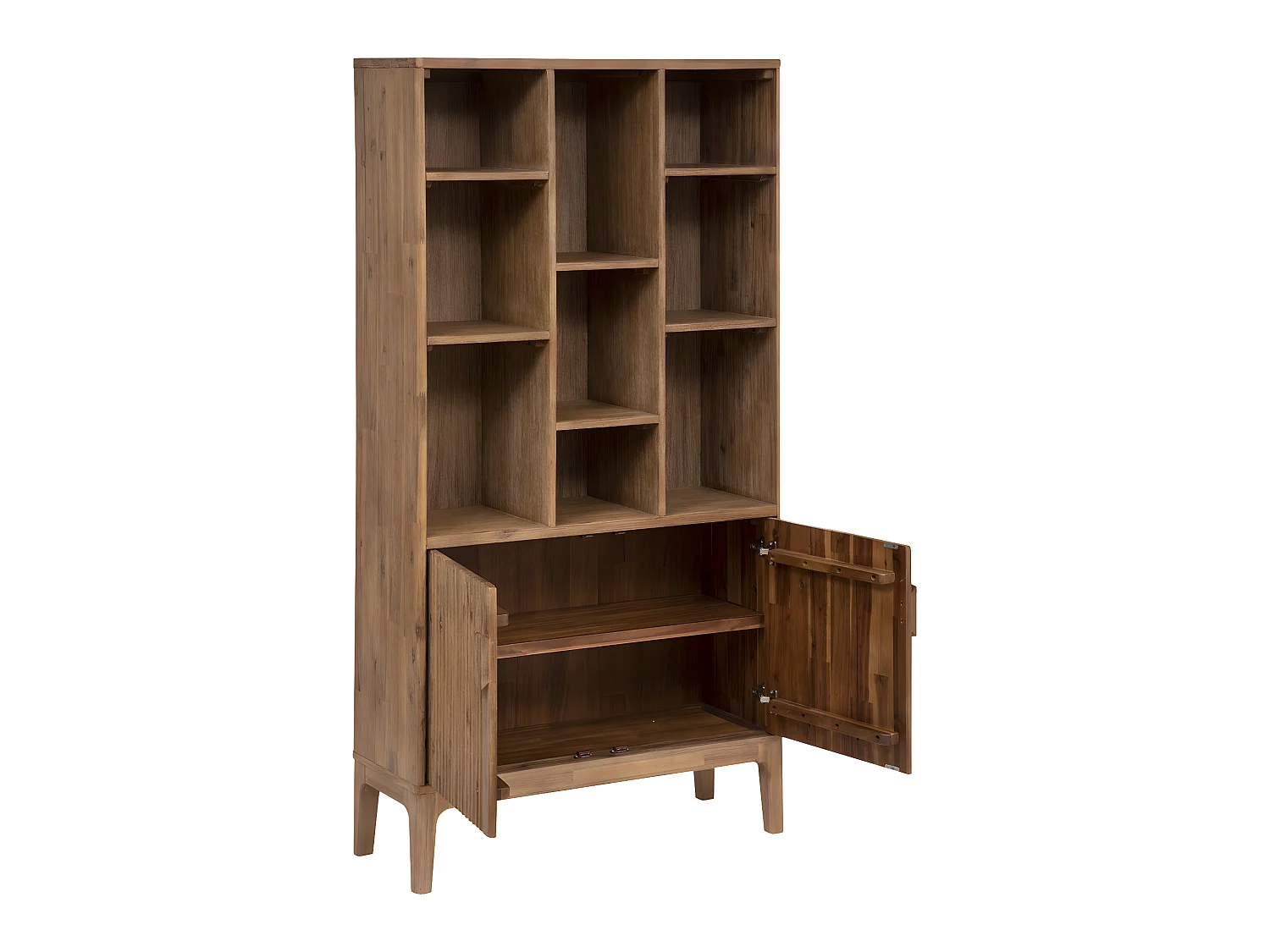 Bibliothèque 2 Portes Design "Sabor" 190cm Beige