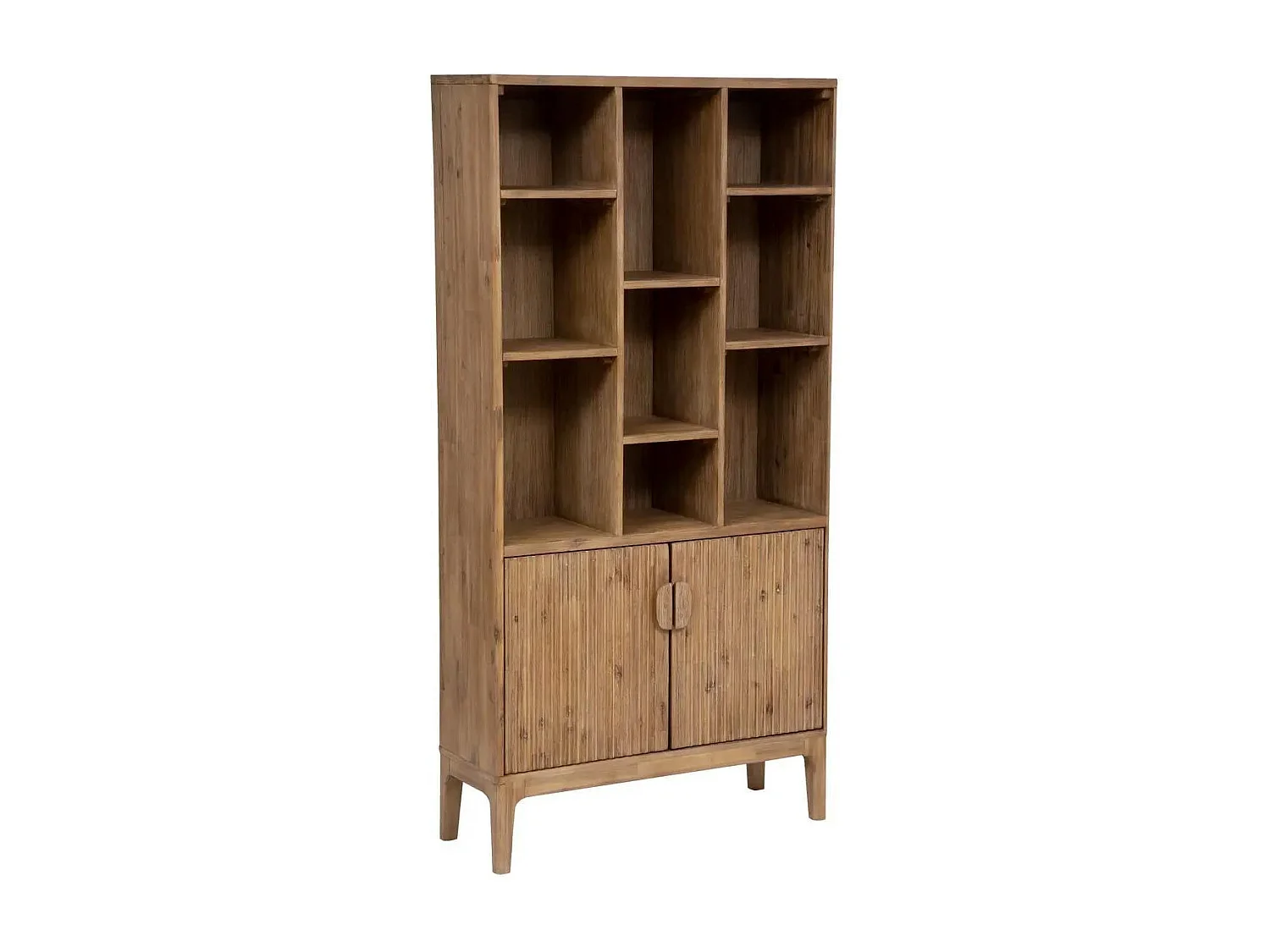 Bibliothèque 2 Portes Design "Sabor" 190cm Beige