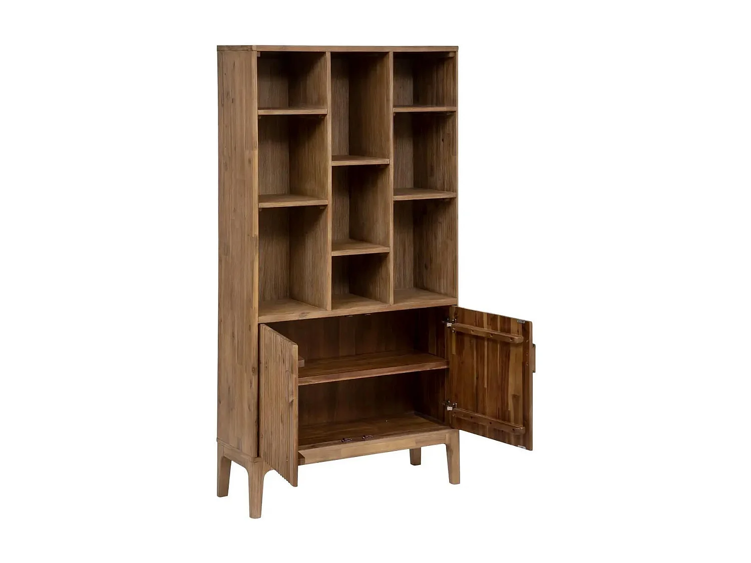 Bibliothèque 2 Portes Design "Sabor" 190cm Beige