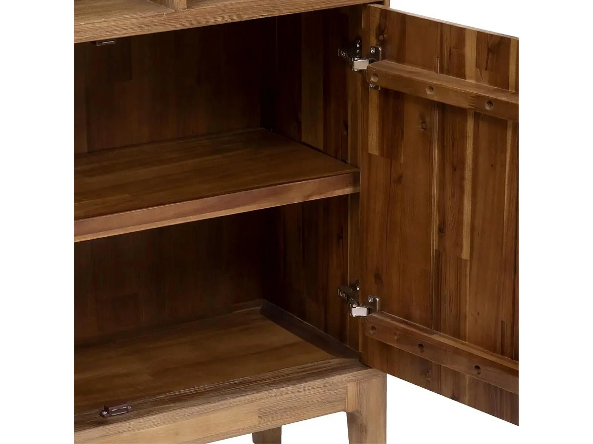 Bibliothèque 2 Portes Design "Sabor" 190cm Beige