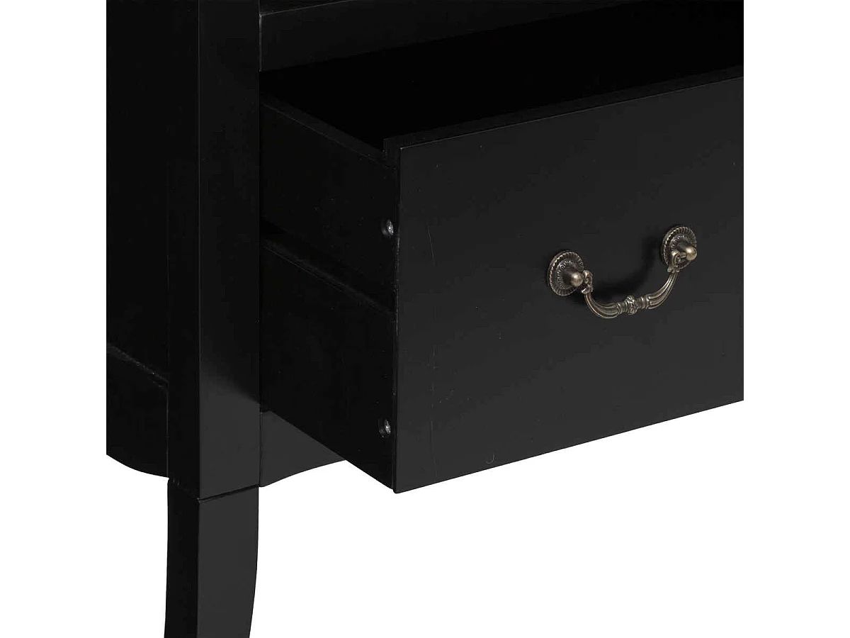 Bibliothèque 1 Tiroir Design "Chrysa" 175cm Noir