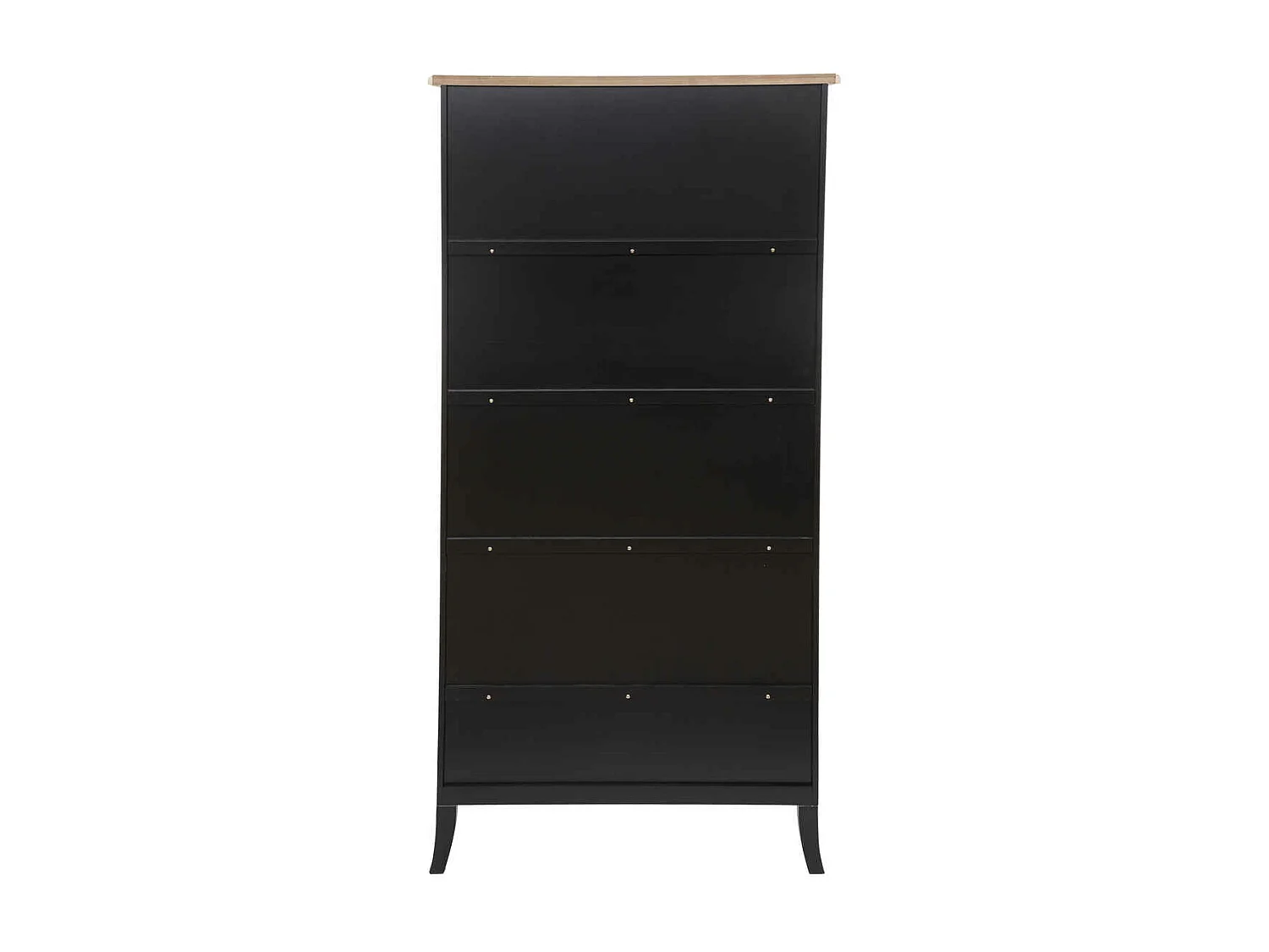 Bibliothèque 1 Tiroir Design "Chrysa" 175cm Noir