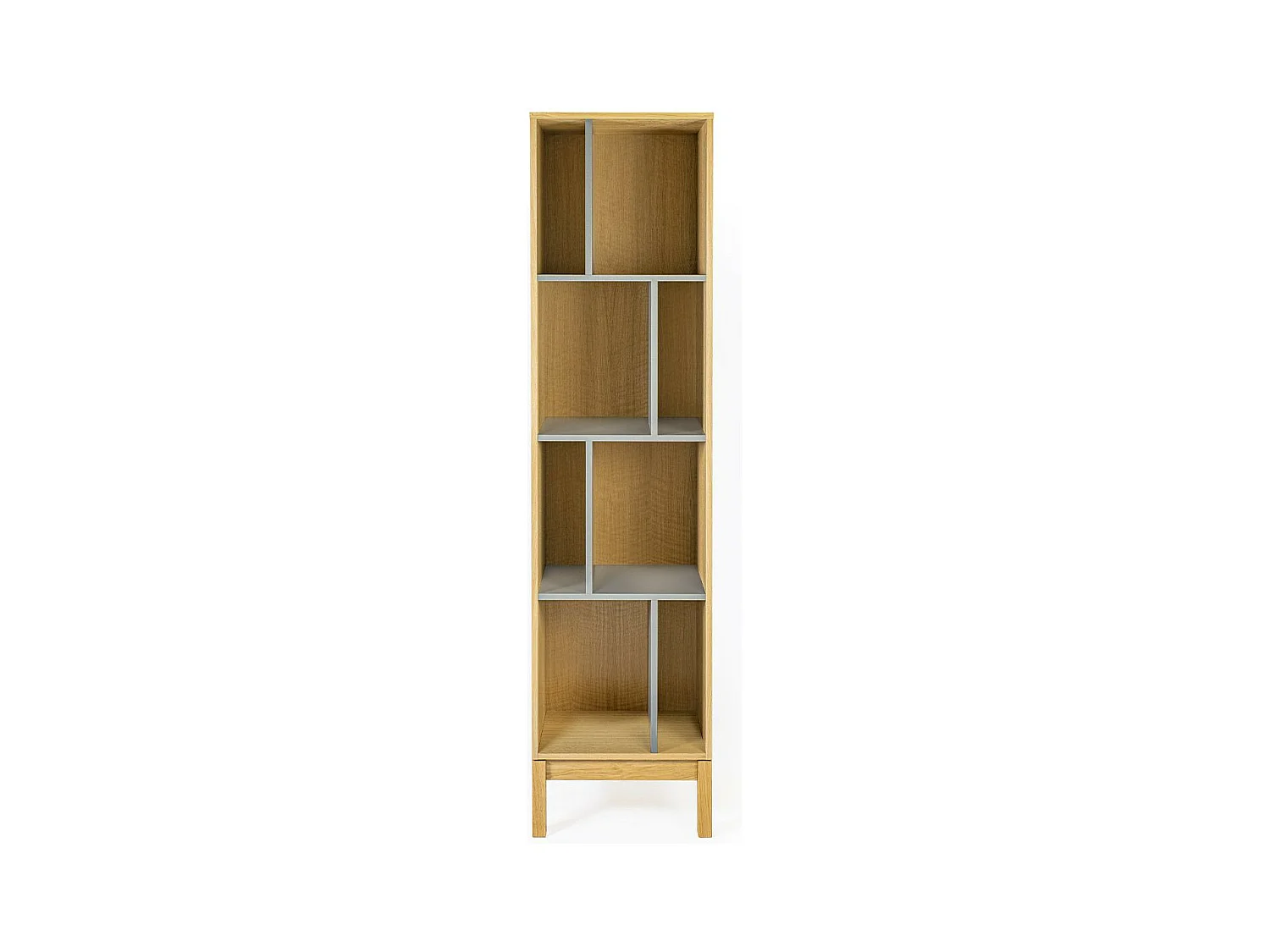 Bibliothèque Design "AbbeyWood" 185cm Naturel