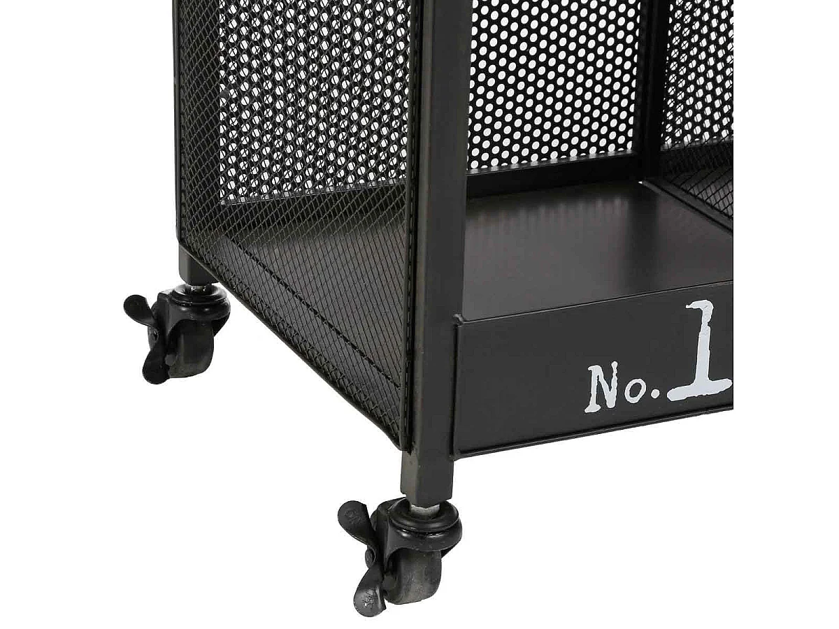 Bibliothèque 12 Compartiments "Torof" 181cm Noir