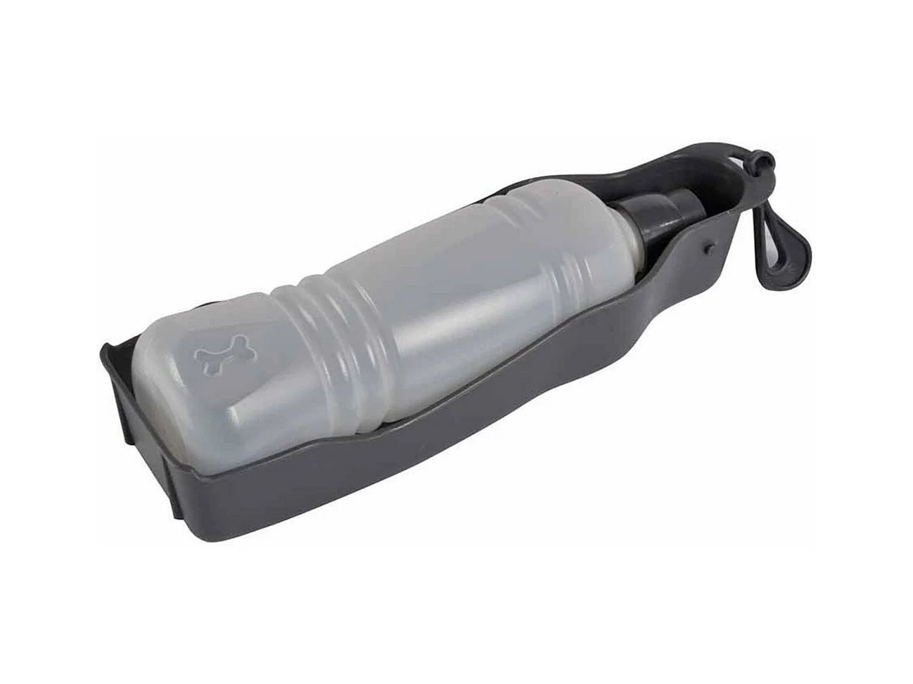 Gourde pour Chien "Voyage" 25cm Anthracite