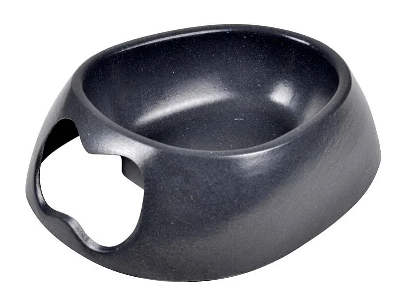 Gamelle pour Chien & Chat "Bambou" 16cm Anthracite