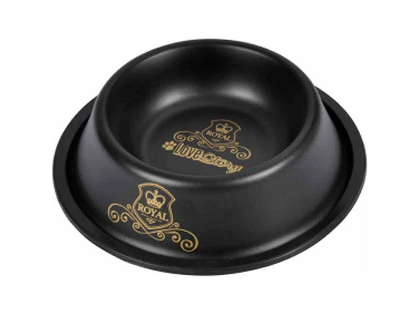 Gamelle pour Chien & Chat "Luxury" 15cm Noir